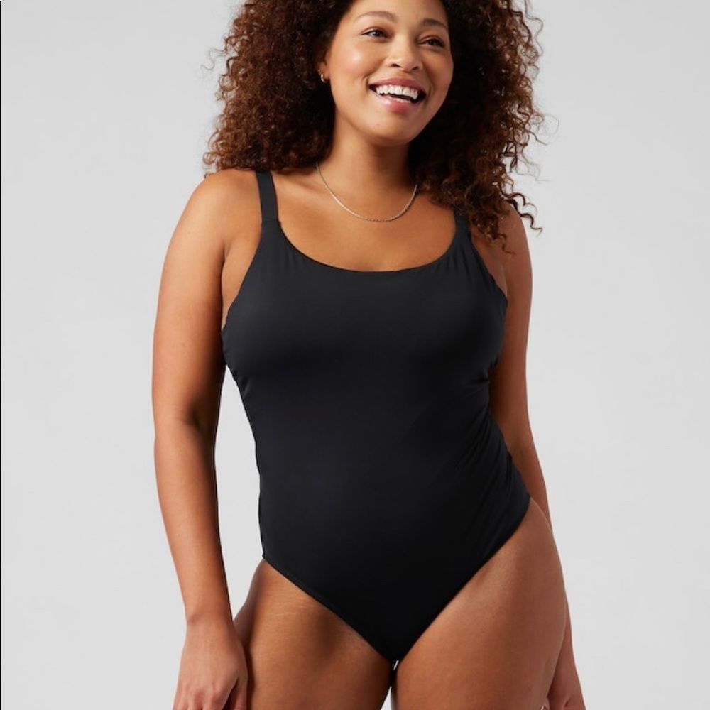 Athleta Hermosa One Piece Swimsuit | Large Black - Picture 4 of 6